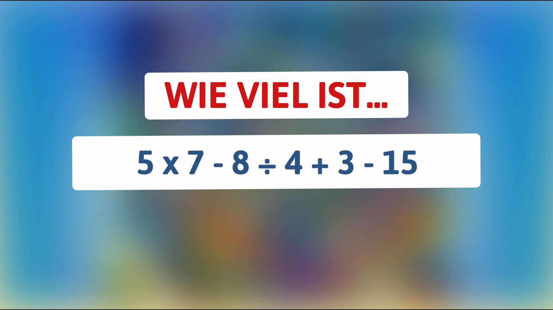 Bist du schlau genug, um dieses knifflige Mathe-Rätsel im Handumdrehen zu lösen? Probier es jetzt!"