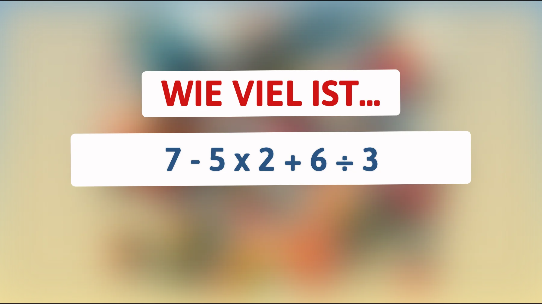 Können Sie das Rätsel lösen, das selbst Mathegenies ins Schwitzen bringt? Entdecken Sie die verborgene Lösung!"