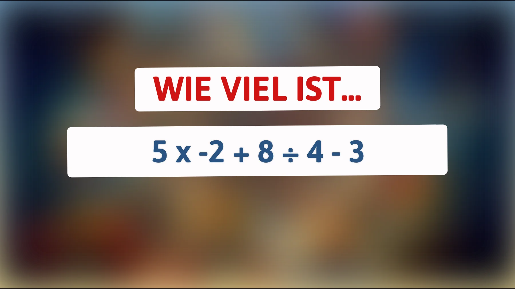 Nur 1% der Menschen können dieses Mathe-Rätsel lösen: Schlägst du die Herausforderung?"